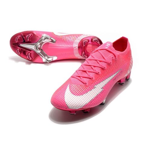 fodboldstøvler Nike Mercurial Vapor 13 Elite FG Mbappé Pink - Pink Hvid Sort_5.jpg